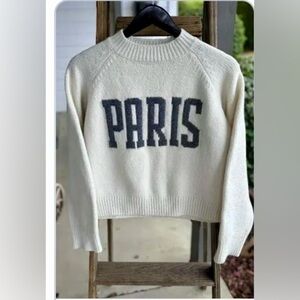 Paris Cream Sweater by Miou Muse